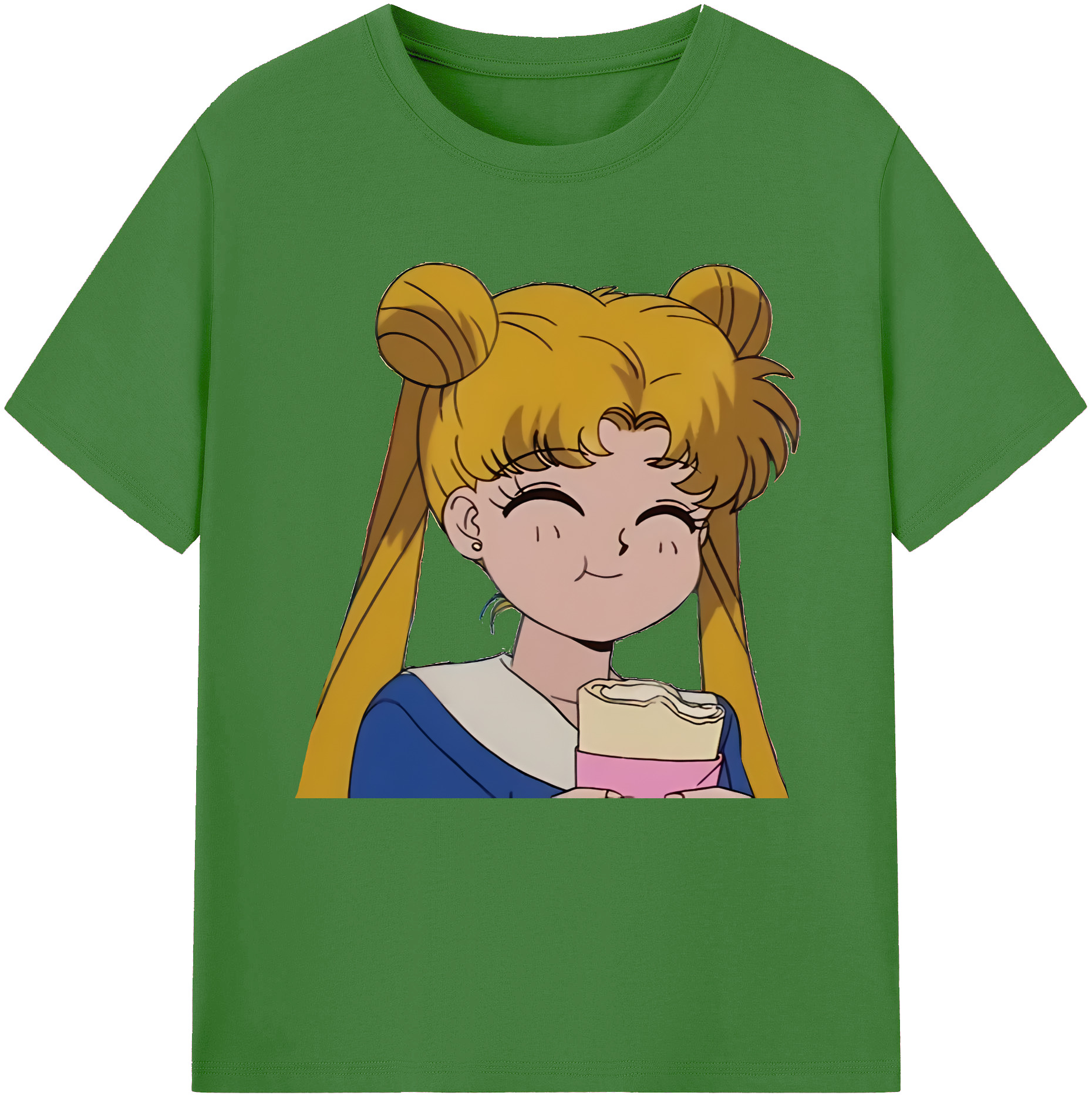 （画像用） 美少女戦士セーラームーン 愛野 美奈子 あいの みなこ Sailor Moon Aino Minako レディースカジュアルプリントTシャツ（綿100％）